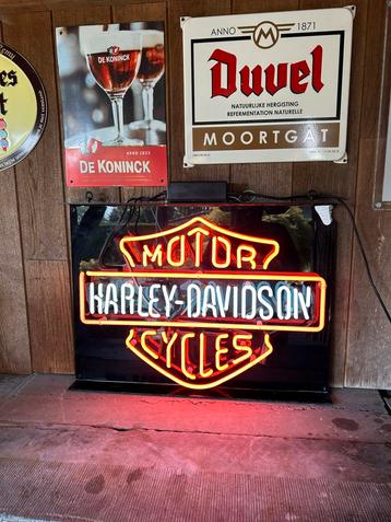 Harley Davidson lichtreclame beschikbaar voor biedingen