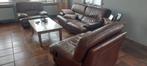 Lederen sofa-2 éénzit en 2,5-zit, Huis en Inrichting, Complete inboedels, Ophalen