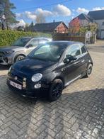 Fiat 500 TwinAir, Auto's, Voorwielaandrijving, Zwart, Leder en Stof, Zwart