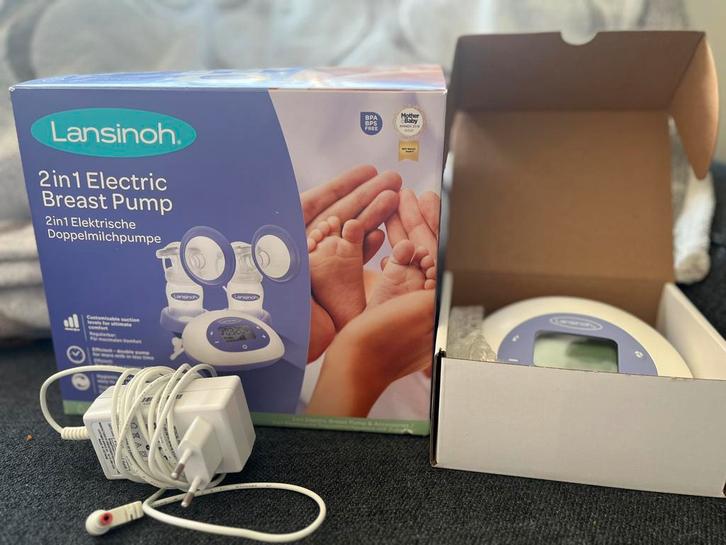 Lansinoh dubbele elektrische borstpomp, Enfants & Bébés, Aliments pour bébé & Accessoires, Comme neuf, Enlèvement