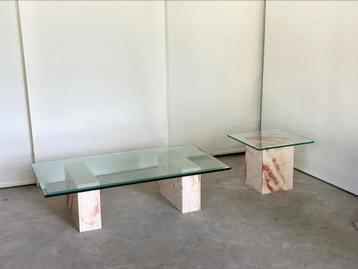 Coffeetable’s | Marmer | Set beschikbaar voor biedingen