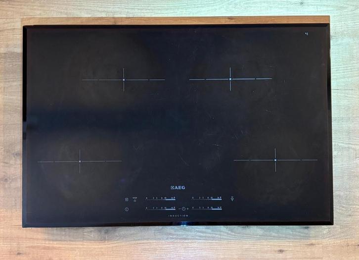 AEG inductiekookplaat, Elektronische apparatuur, Kookplaten, Gebruikt, Inbouw, Inductie, 4 kookzones, Ophalen
