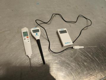 Thermomètre enfichable Testo 106 et Hanna Checktemp, Enlèvement ou Envoi, Onbekend, Testo en Hanna, Utilisé