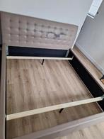 Bedkader 180x200, Huis en Inrichting, Slaapkamer | Bedden, Ophalen, Gebruikt, Bruin, Tweepersoons