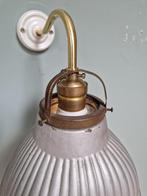 Wandlamp met zwanenhals van gemercuriseerd glas, 1930, Ophalen of Verzenden