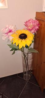 3 grote stoffen bloemen, Ophalen of Verzenden, Zo goed als nieuw
