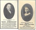 RP Echtgenoten H. Stroobants/M-E Matthys Herent, Verzamelen, Ophalen of Verzenden