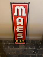 Emaille bord Maes Pils 1954, Verzamelen, Merken en Reclamevoorwerpen, Ophalen, Gebruikt