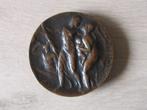 médaille Congo Belge 1914 - 1918 Frans Huygelen brons Ø 9cm, Ophalen of Verzenden, Brons