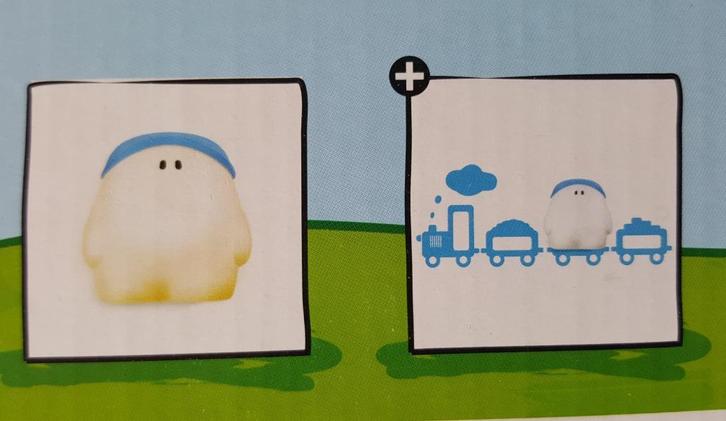 Buddy Train wandlamp + muurstickers - blauw - Philips NIEUW, Kinderen en Baby's, Kinderkamer | Inrichting en Decoratie, Nieuw