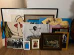 Lot met kaders, Antiek en Kunst, Ophalen