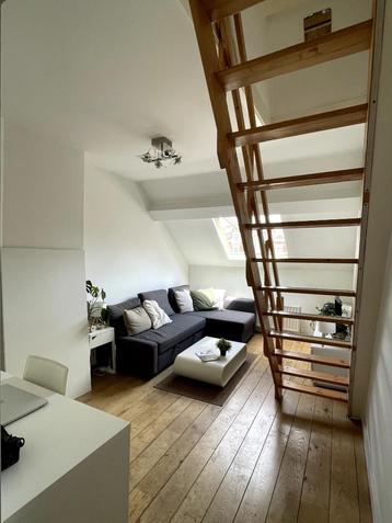 Te huur — Lichte duplex met 2 slaapkamers — Marollen (Brusse, 50 m² of meer, Brussel