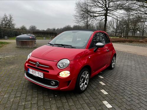 Mooie Fiat 500 Sport Cabrio, Autos, Fiat, Particulier, 500C, ABS, Airbags, Air conditionné, Android Auto, Apple Carplay, Bluetooth