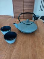 Gietijzeren theeset., Huis en Inrichting, Keuken | Servies, Ophalen of Verzenden, Zo goed als nieuw