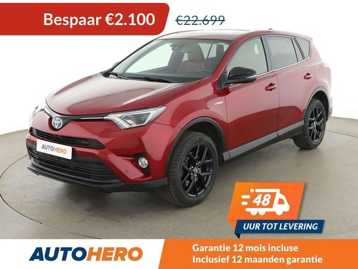 Toyota RAV4 2.5 Hybrid Black Edition (bj 2018, automaat), Auto's, Toyota, Te koop, Rav4, 4x4, ABS, Achteruitrijcamera, Adaptive Cruise Control