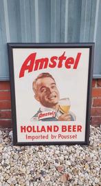 Originele en zeldzame reclameposter van Amstel bier🍺, Verzamelen, Ophalen, Gebruikt, Reclamebord