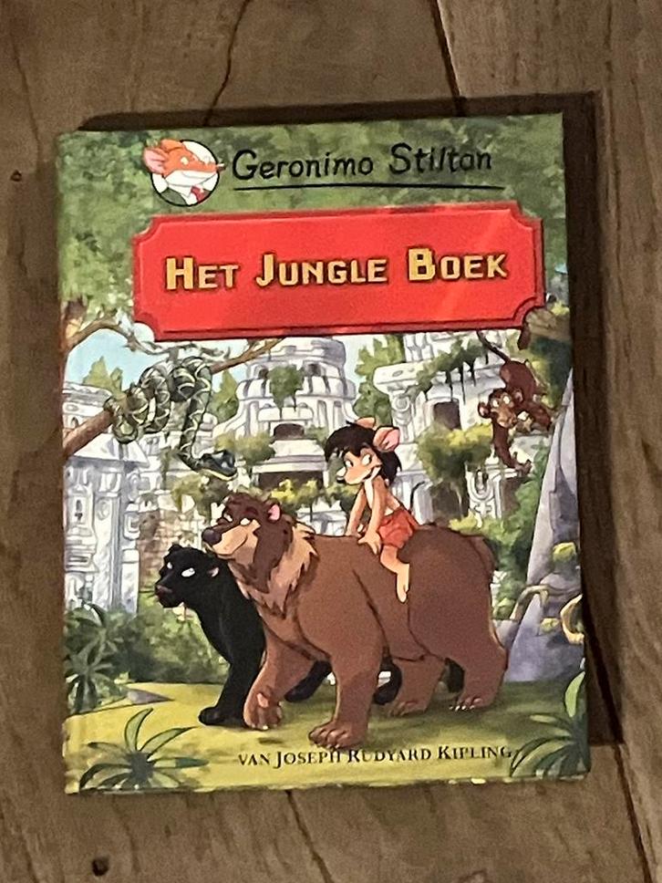 Geronimo Stilton - Het jungle boek, Boeken, Kinderboeken | Jeugd | onder 10 jaar, Zo goed als nieuw, Fictie algemeen, Ophalen of Verzenden