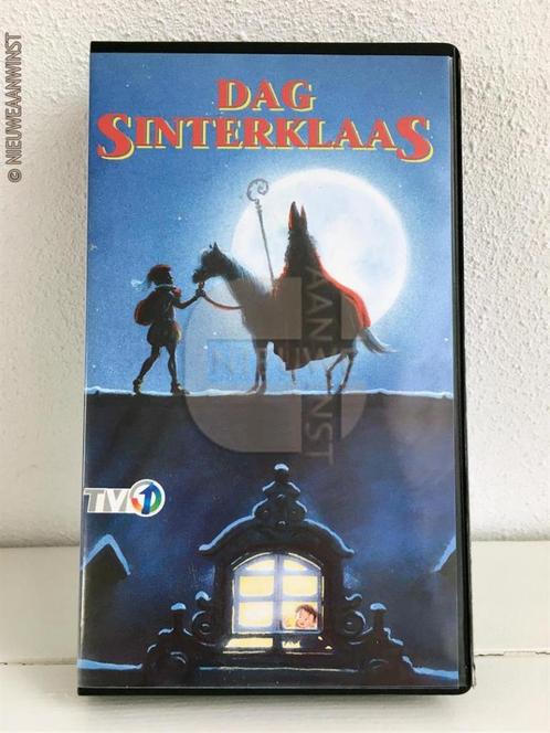 VHS Dag Sinterklaas TV1 - Bart Peeters 1993, Divers, Saint-Nicolas, Comme neuf, Envoi