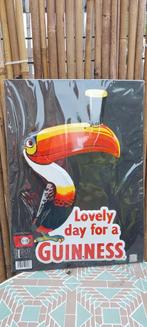 Collectorsitem: reclamebord Guinness toucan nieuw in verpakk, Verzamelen, Nieuw, Overige merken, Reclamebord, Plaat of Schild