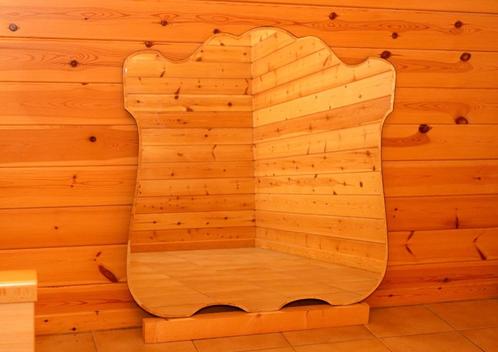Mooie grote sier spiegel met facet, Huis en Inrichting, Woonaccessoires | Spiegels, Zo goed als nieuw, 75 tot 100 cm, Minder dan 100 cm