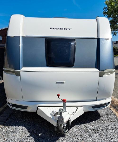 Hobby 545kmf in topconditie, Caravans en Kamperen, Caravans, Particulier, Hobby, Stapelbed, Vast bed, Douche, Mover, Ophalen