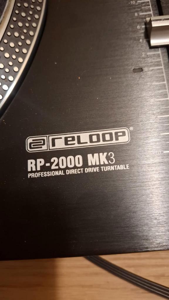 Reloop RP-2000 MK3 – Professionele Direct Drive Platenspeler, Audio, Tv en Foto, Platenspelers, Zo goed als nieuw, Platenspeler