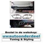 Z wart Black uitlaat trim Sierstuk Voor Bmw X5 G05 X7 G07, Verzenden