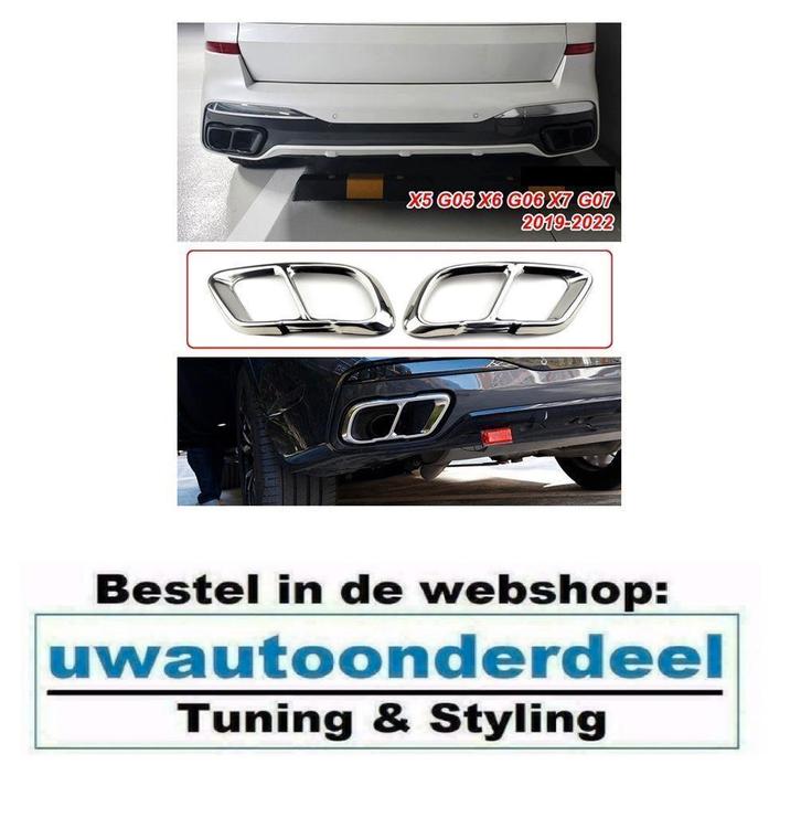 Z wart Black uitlaat trim Sierstuk Voor Bmw X5 G05 X7 G07, Autos : Divers, Tuning & Styling, Envoi