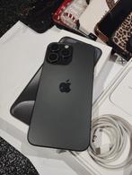 iPhone 15 Pro Max, Telecommunicatie, Mobiele telefoons | Apple iPhone, Zwart, IPhone 15 Pro Max, Zo goed als nieuw, Zonder simlock