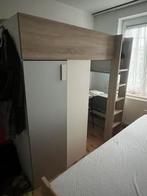 Lit avec bureau garde de robe 2m /1m hauteur 2 m, Ophalen