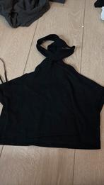 Top noir croise au cou, Kleding | Dames, Topjes, Maat 38/40 (M), Zwart, Nieuw, Ophalen of Verzenden