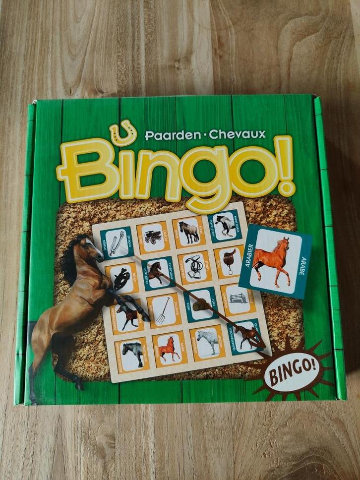 Bingo Paarden, Hobby en Vrije tijd, Gezelschapsspellen | Bordspellen, Gebruikt, Ophalen of Verzenden