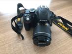 Nikon D3300 + 18-55mm f/3.5-5.6G VR, Audio, Tv en Foto, Fotocamera's Digitaal, Zo goed als nieuw, Nikon