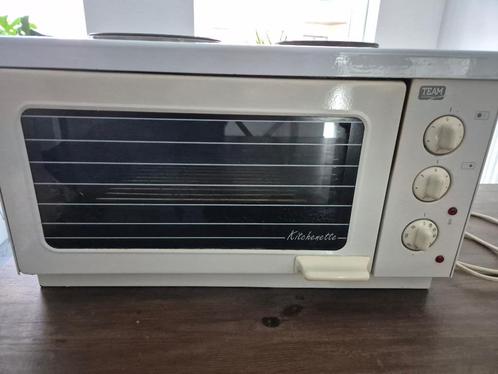 Gecombineerde oven met elektrische kookplaten — Goede staat, Elektronische apparatuur, Ovens, Gebruikt, Vrijstaand, Oven, Ophalen