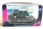 Mini Cooper Racing Green – wit schaal 1:72., Ophalen of Verzenden, Zo goed als nieuw, Auto