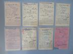 8 cartes de connexion au football 1935 - 1957, Comme neuf, Cartes de joueur, Enlèvement ou Envoi