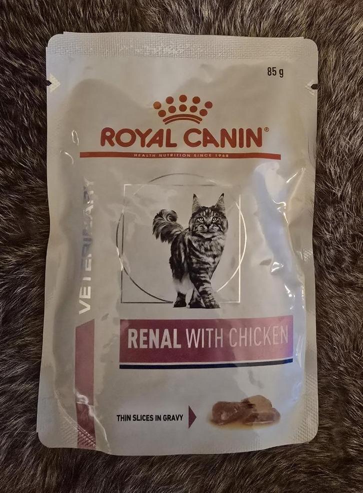 Royal Canin Renal with chicken - natvoer - 21 x 85 g, Animaux & Accessoires, Nourriture pour Animaux, Chat, Enlèvement ou Envoi