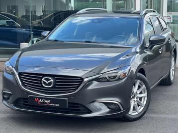 Mazda 6 6 Break 2.0i Skyactiv-G * 163ch * LED * Navi *, Autos, Argent ou Gris, Achat, Boîte manuelle, Noir