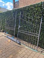 Metalen poort 3.1 x 2.05m ., Jardin & Terrasse, Clôtures de jardin, Enlèvement, Utilisé, Fer