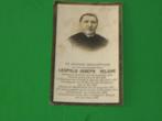 WO1 uit zijne parochie gedreven 1914 priester Leopold VELGHE, Verzamelen, Bidprentjes en Rouwkaarten, Ophalen of Verzenden, Bidprentje
