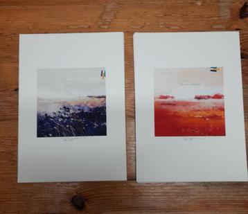 2 x 14  mooie gedigitaliseerde prints van Martin R. Baeyens, Enlèvement ou Envoi