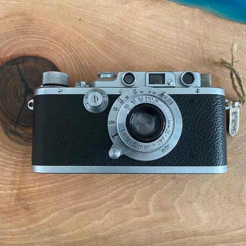 Leica llla 1938, Leitz Elmar 5 cm f3.5 *perfect, Audio, Tv en Foto, Fotocamera's Analoog, Zo goed als nieuw, Compact, Leica
