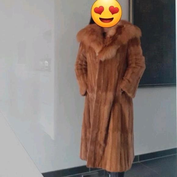 Prachtige bontjas gemaakt uit Chinese vison met vossenkraag, Kleding | Dames, Jassen | Winter, Zo goed als nieuw, Maat 36 (S)