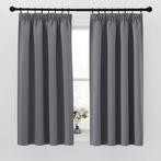 Effen verduisterende gordijnen, warmte-isolerend 140x145 set, Ophalen of Verzenden, Nieuw
