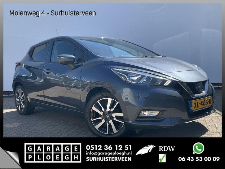Nissan Micra 0.9 IG-T N-Connecta Nav Clima Cruise Lane-Assis, Auto's, Nissan, Bedrijf, Micra, ABS, Airbags, Alarm, Bluetooth, Boordcomputer