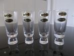 Lot 4 x borrelglaasjes Booms glas Bel'arte perfecte staat, Ophalen of Verzenden