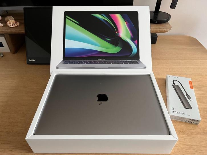 MacBook PRO (M1, 16GB RAM, 512 GB SSD, QWERTY), Computers en Software, Apple Macbooks, Zo goed als nieuw, MacBook Pro, 13 inch