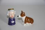Abbott collectie queen en corgi zout en peper set, Verzamelen, Verzenden, Nieuw, Servies