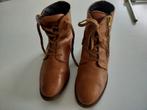 lederen hoge schoenen, Ophalen of Verzenden, Zo goed als nieuw, Beige