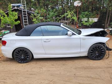 ❤️❤️❤️  BMW 118D CABRIO MET SCHADE  beschikbaar voor biedingen